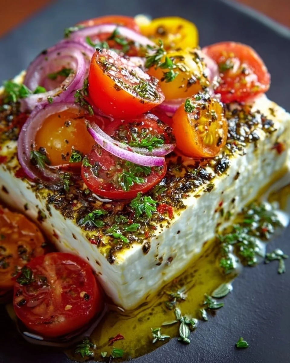 Gebackener Schafskäse auf Griechische Art – Unwiderstehlicher mediterraner Genuss!