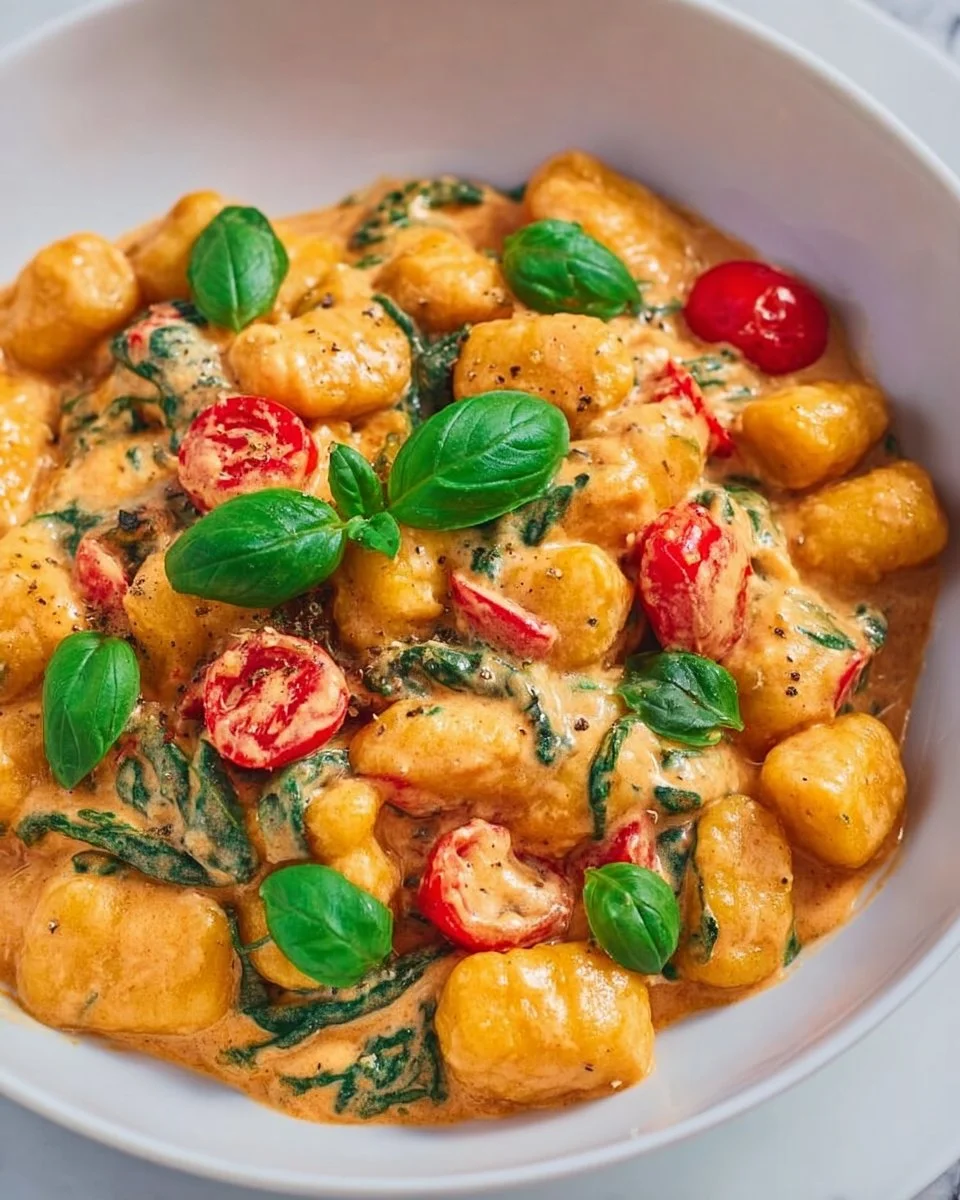 Einfaches Rezept für Gnocchi Pfanne mit frischen Zutaten.