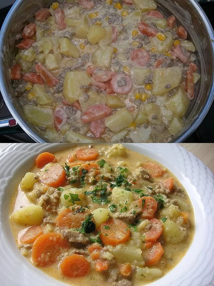 Hackfleisch-Gemüse-Eintopf