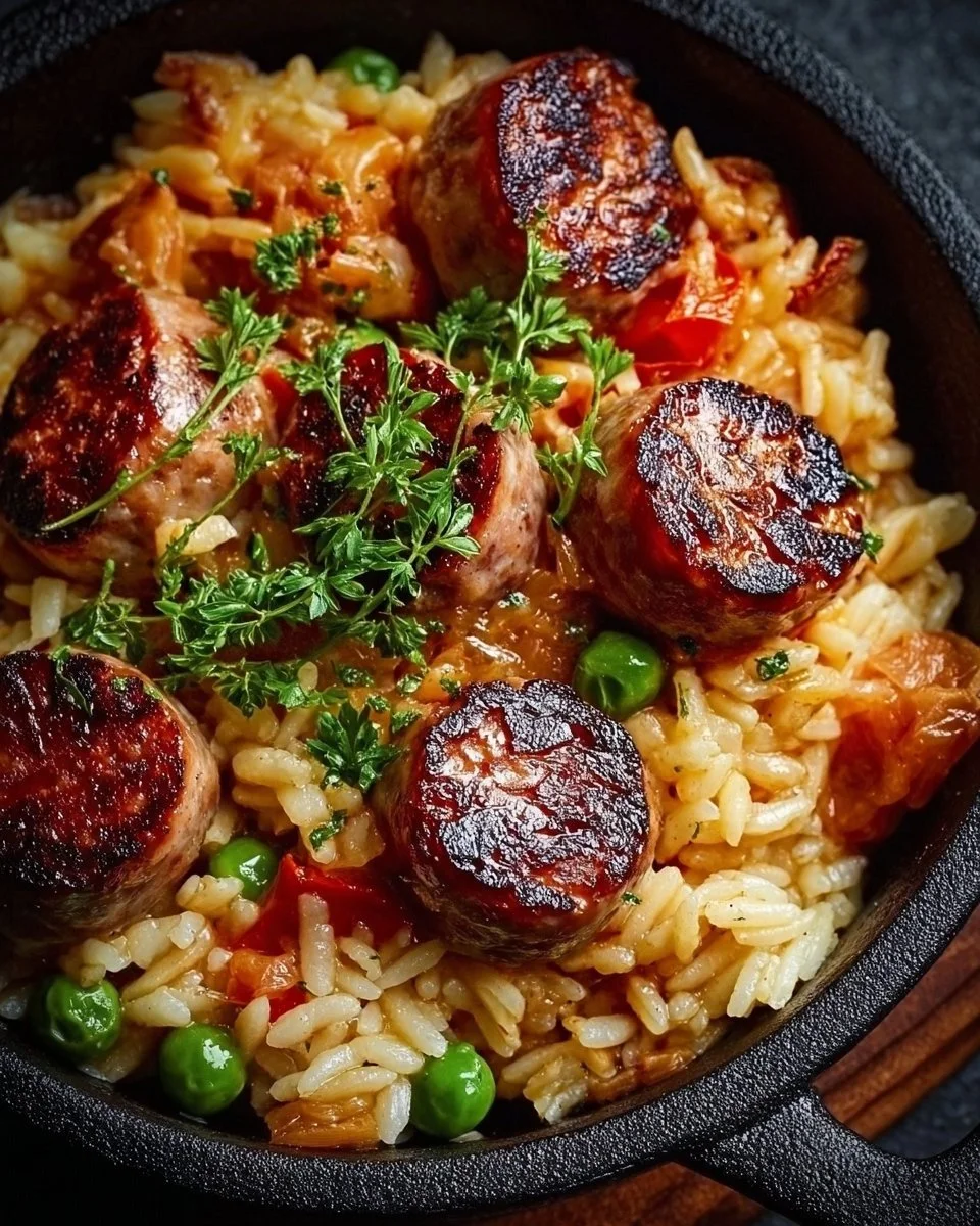 Herzhafte Wurst-Reis-Pfanne: Ein Unglaublich Einfaches Ultimatives Rezept