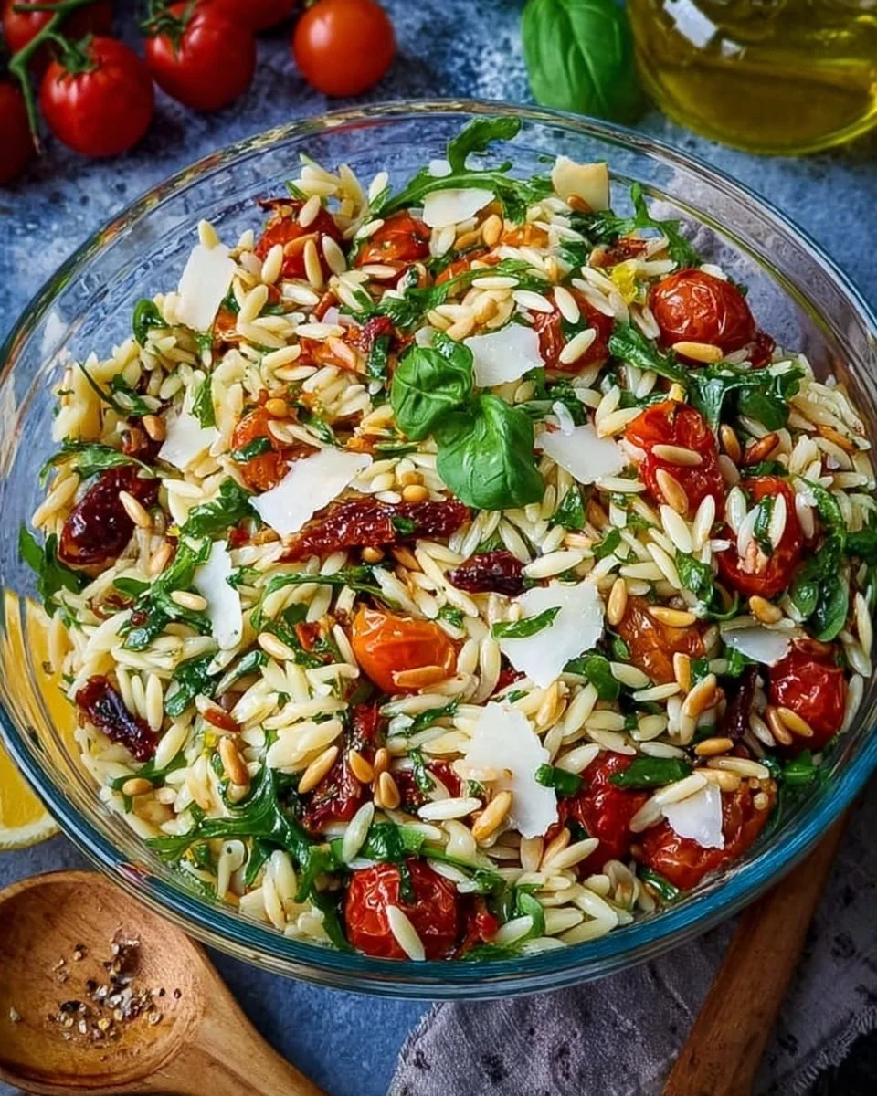 Italienisches Orzo Salat Rezept - einfach lecker!