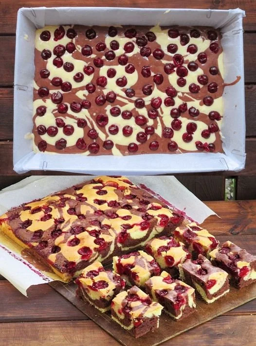 Kirschkuchen vom Blech