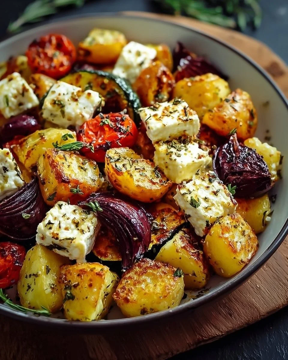 Köstliches Feta Kartoffeln Ofengemüse: Einfach und Gesund!