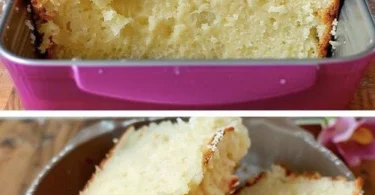 Kuchen mit Vanillepudding, frisch gebacken und verziert, appetitlich angerichtet.