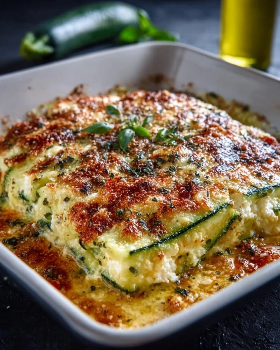 Leckerer Zucchini-Hüttenkäse-Auflauf: Einfach & gesund backen