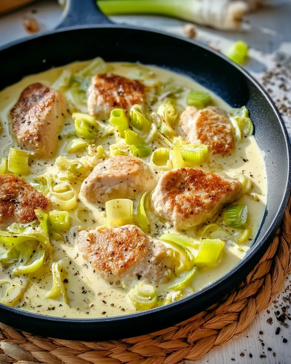 Leckeres Low Carb Hähnchen Gericht auf einem Teller angerichtet