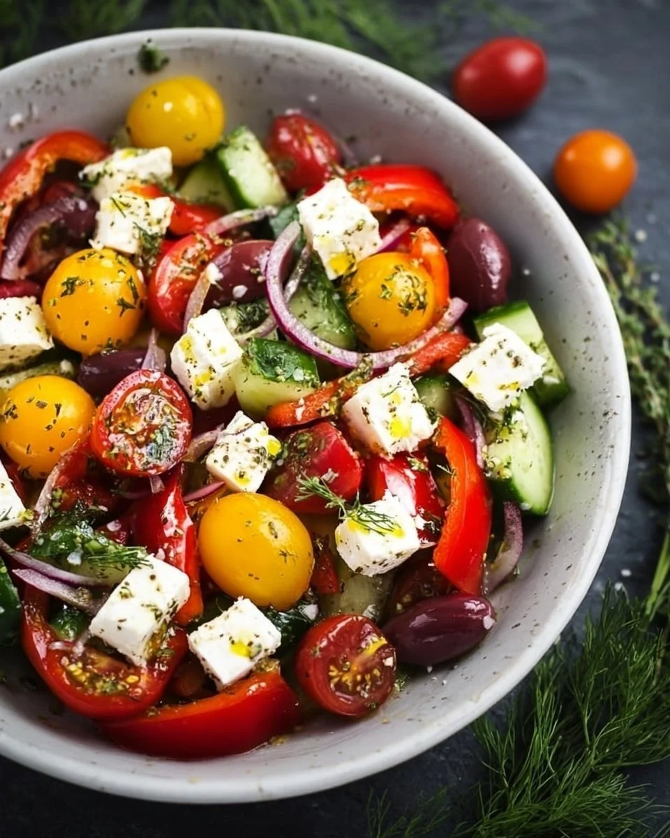 Mediterranean Salad for Grilling