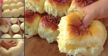 Fluffige Milchbrötchen frisch aus dem Ofen, perfekt zum Frühstück.