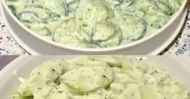 Schneewittchen-Salat mit frischen Zutaten und appetitlicher Anrichtung
