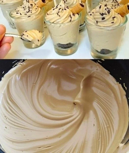 Schnelles Cappuccino-Creme-Tiramisu