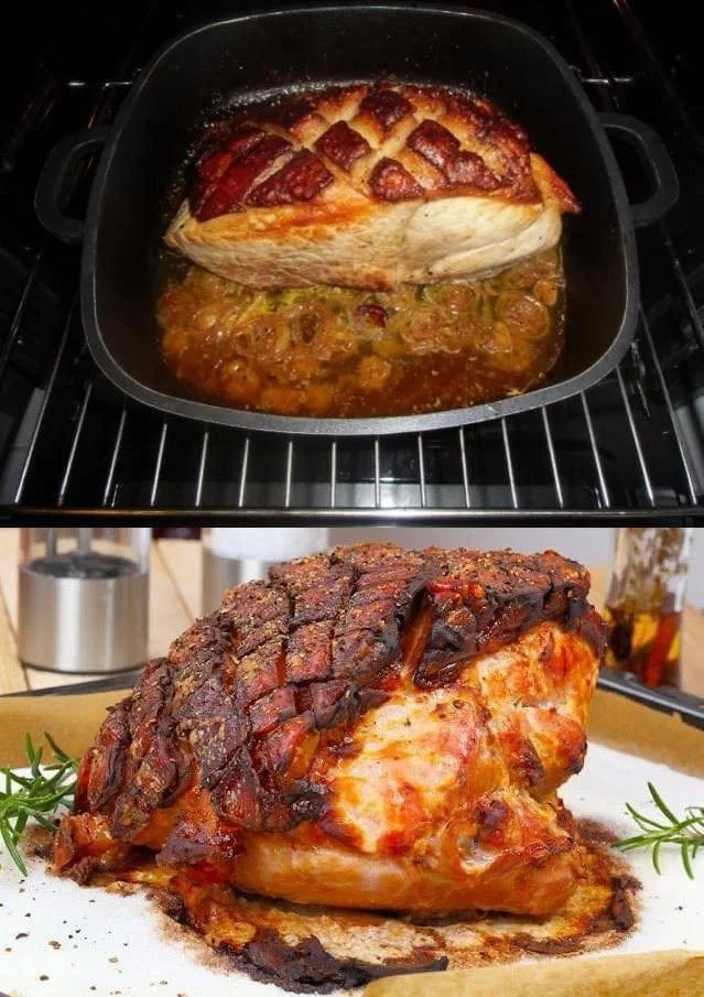 Schweinebraten mit Kruste