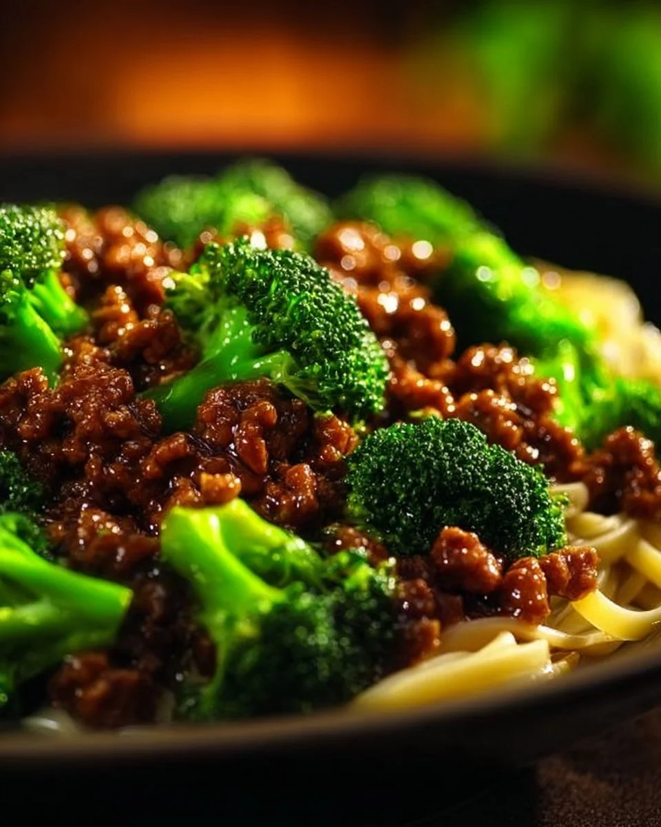 Teriyaki Hackfleisch Pfanne mit frischem Gemüse und Reis