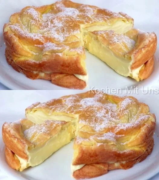 Vanillepudding Torte