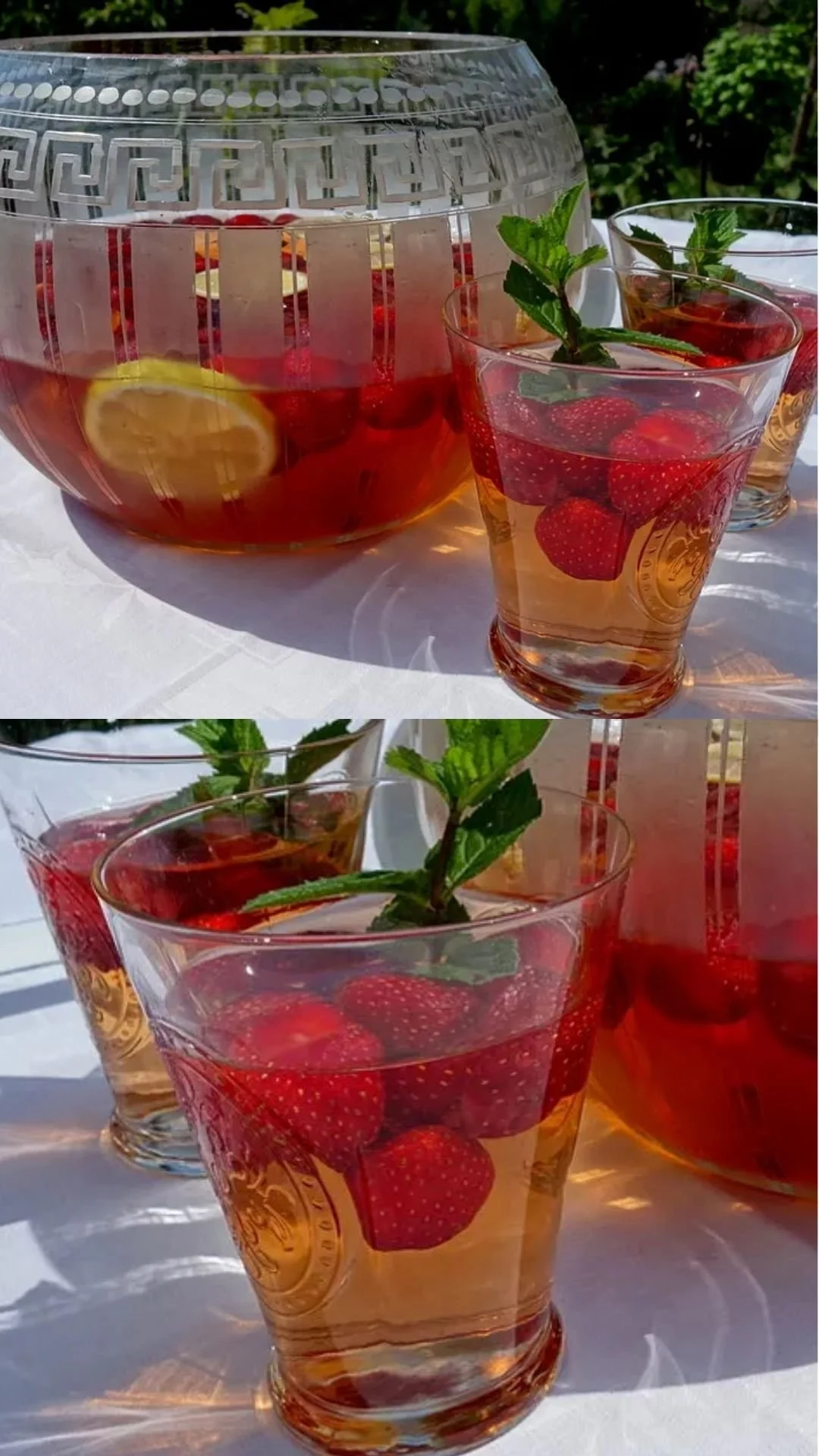 Alkoholfreier Erdbeer-Punsch