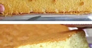 Frischer Biskuitteig für Torten und Desserts, perfekt zum Backen.