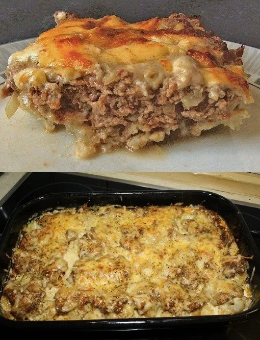 Blumenkohlauflauf mit Hackfleisch und Käse