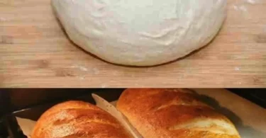Frisches Brot auf einem Tisch, ideal für Rezepte und Genuss.