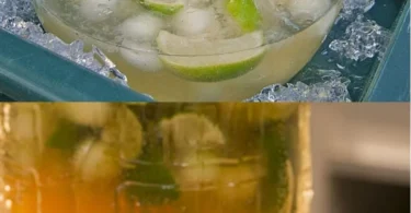 Erfrischender Caipirinha-Punsch mit Limette und Zucker