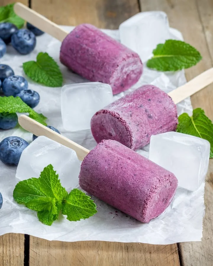 Eiweiß-Eis am Stiel