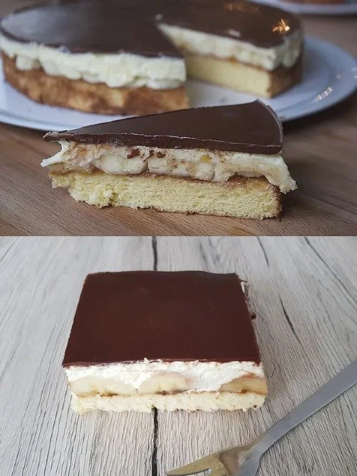 Himmlische Bananenschnitte
