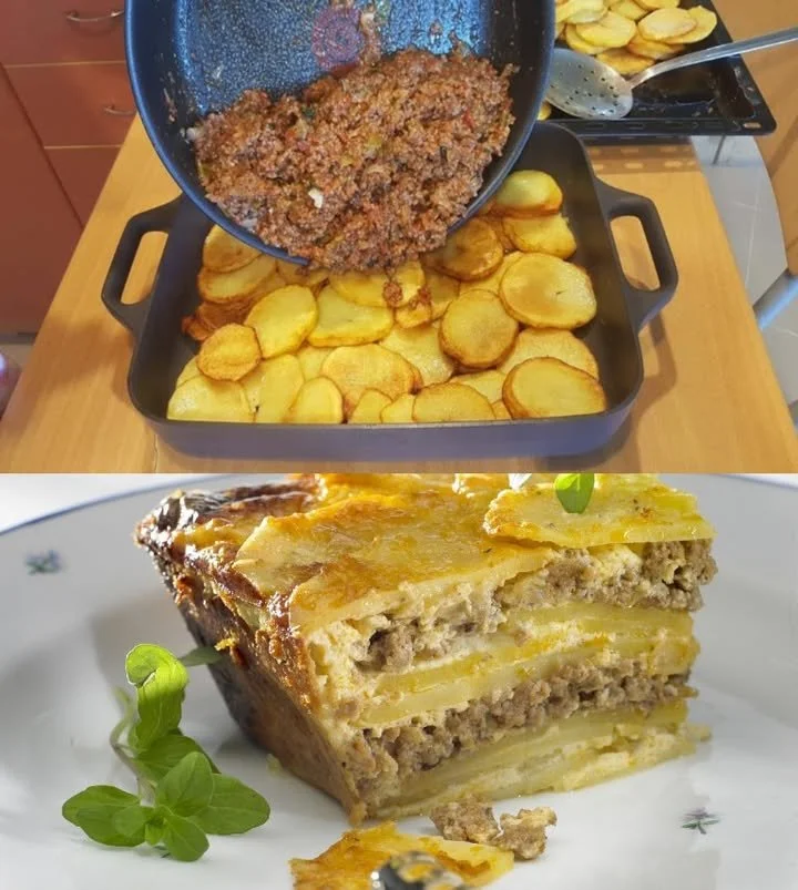 Kartoffel-Hackfleisch-Auflauf