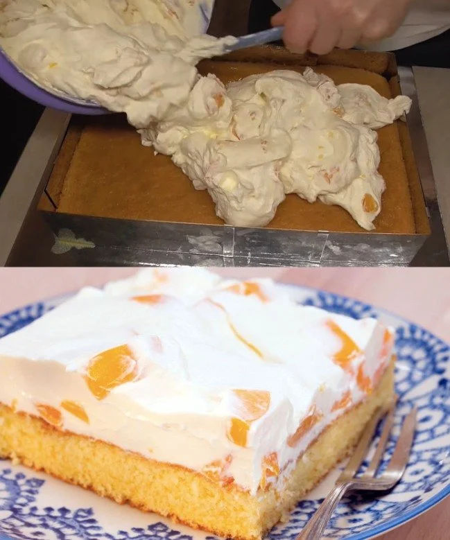 Fanta Kuchen mit Mandarinen-Sauerrahm