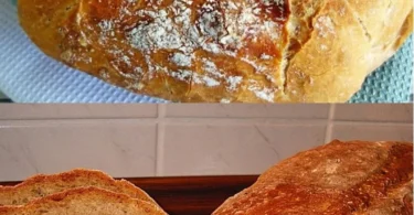 Frisches Kümmel Brot mit aromatischen Kümmelsamen auf einem rustikalen Holztablett.