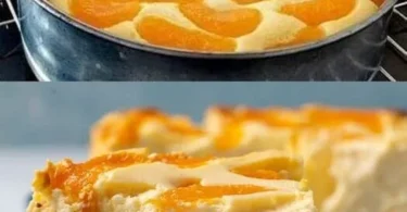 Saftiger Mandarinenkuchen mit frischen Mandarinen und Sahne