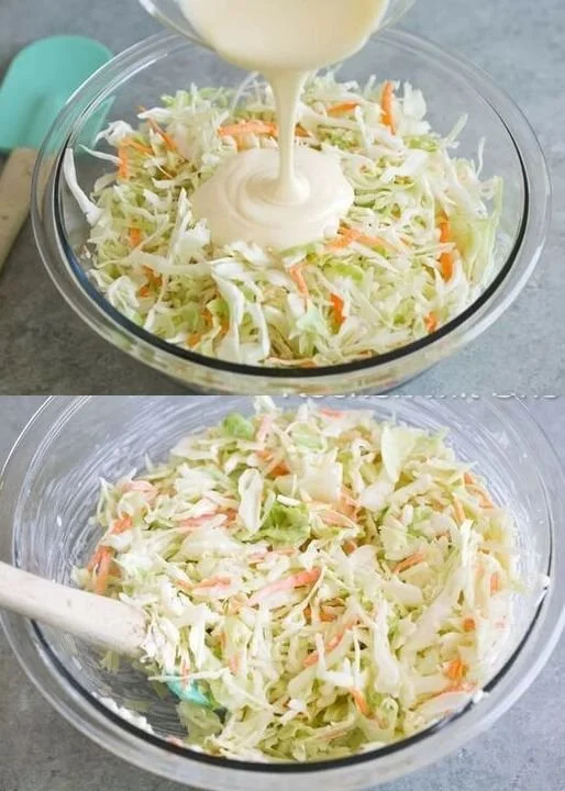 Schüssel mit Olivers Salat, schnell und einfach zubereitet in 10 Minuten.