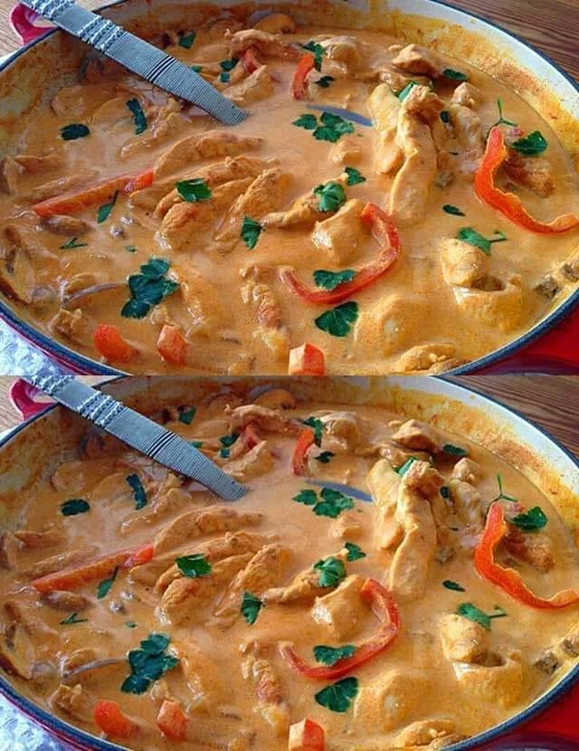 Omas Hähnchen Stroganoff mit Suchtpotenzial