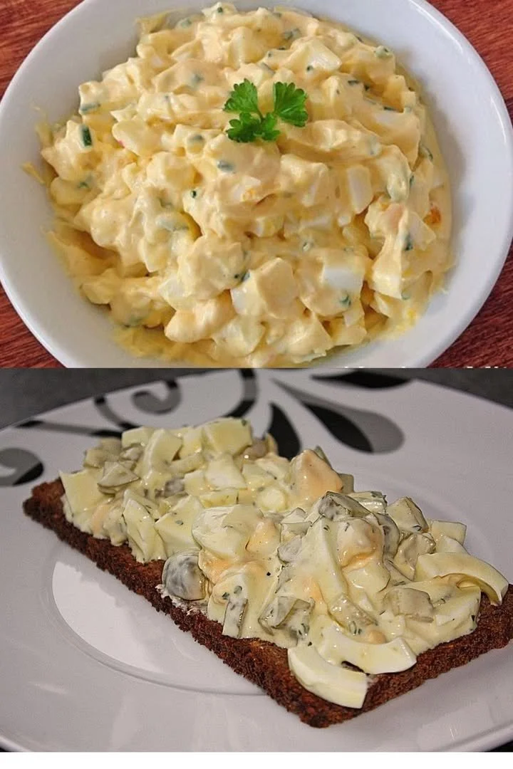Opa's Eiersalat Rezept mit frischen Eiern und Gewürzen