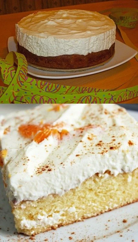 Pfirsich-Sahne-Kuchen