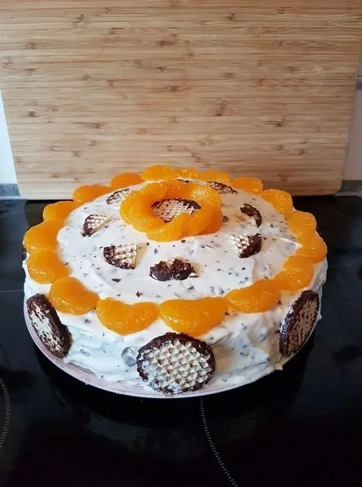 Schokoladenkuss-Mandarinen-Kuchen