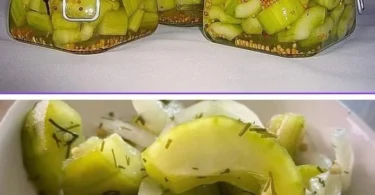 Rezept für süß-sauren Senfgurken als Beilage zu verschiedenen Gerichten