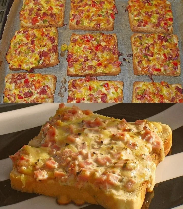 Toast mit Schinken und Käse