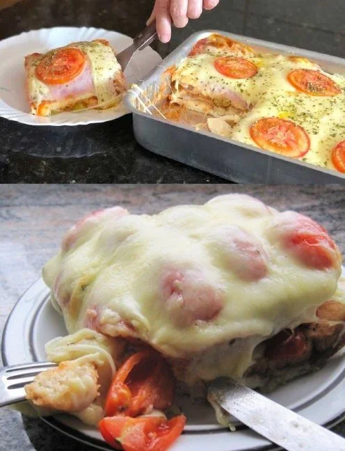 Überbackene Tomaten mit Mozzarella aus dem Ofen