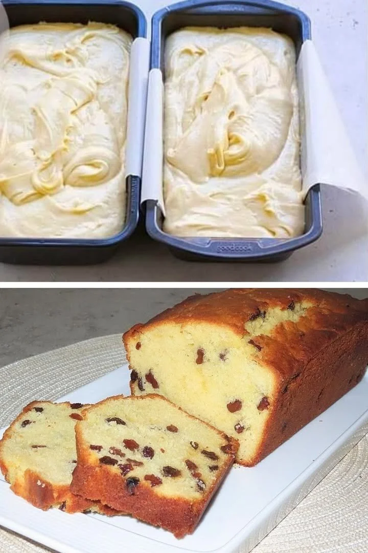 Zitronen-Rosinen-Kuchen