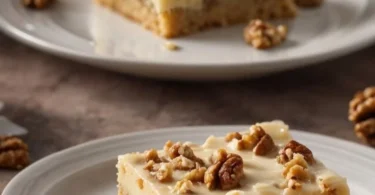 Kuchen mit Pudding und Walnüssen – köstliches Rezept für Naschkatzen