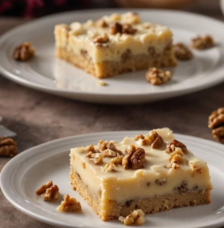 Kuchen mit Pudding und Walnüssen – köstliches Rezept für Naschkatzen