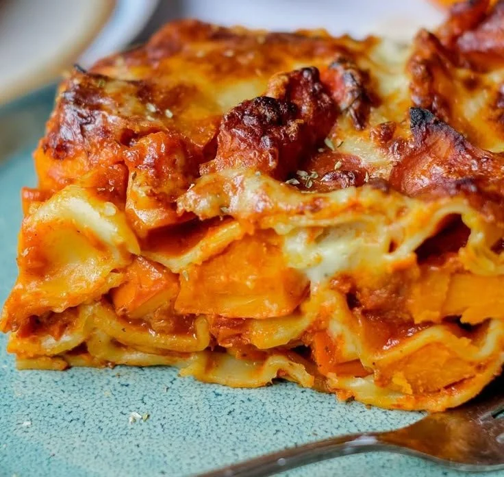 Kürbis Lasagne ~vegetarisch - herzhaftes, gesundes Rezept für den Herbst